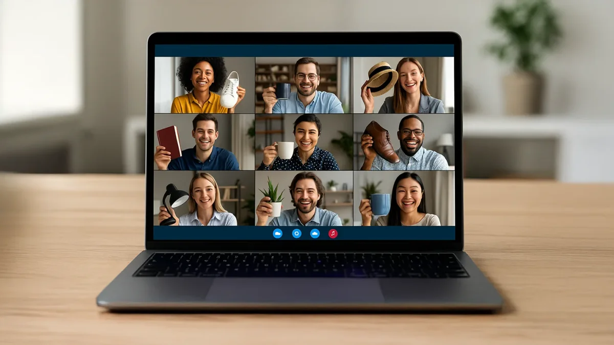 Virtual icebreakers for remote conferences