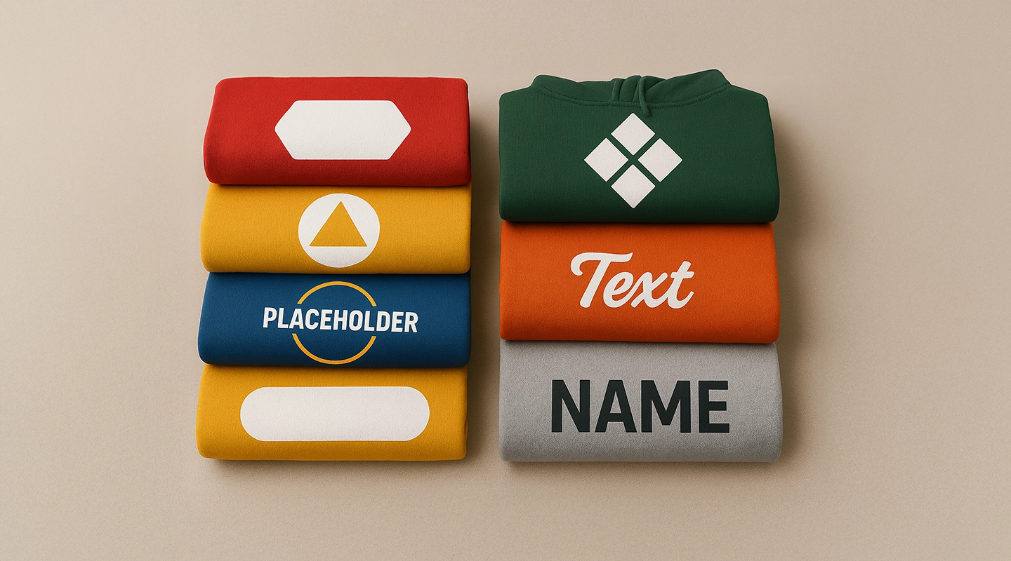 Branded conference swag apparel for attendee giveaways and brand visibility