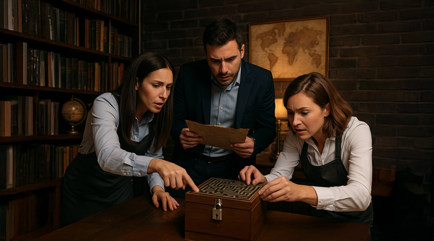 Escape room challenges