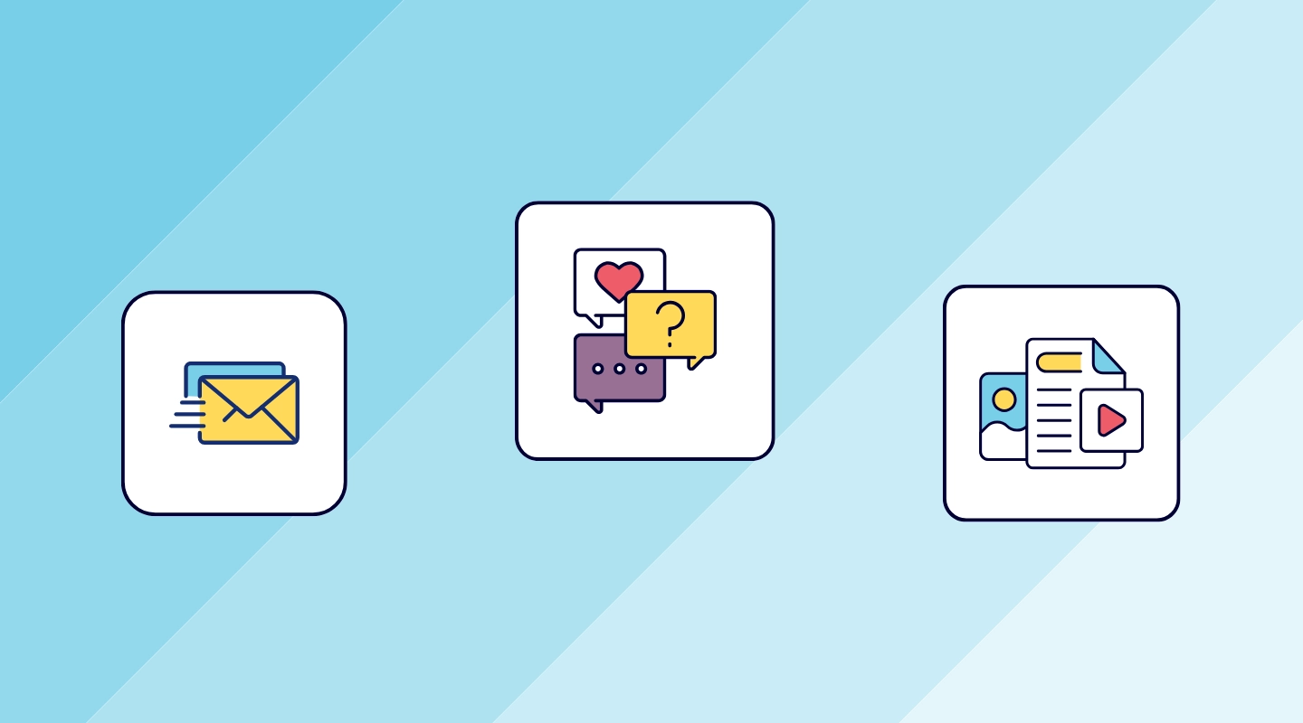 Event promotion channels used to market an event and increase registrations