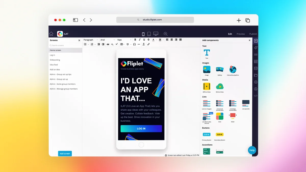 Fliplet event management platform