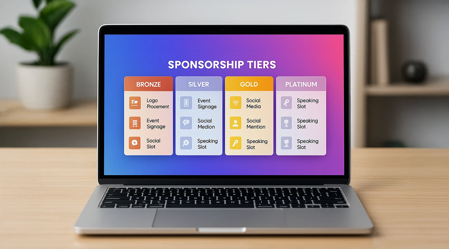 Sponsorship tiers and packages