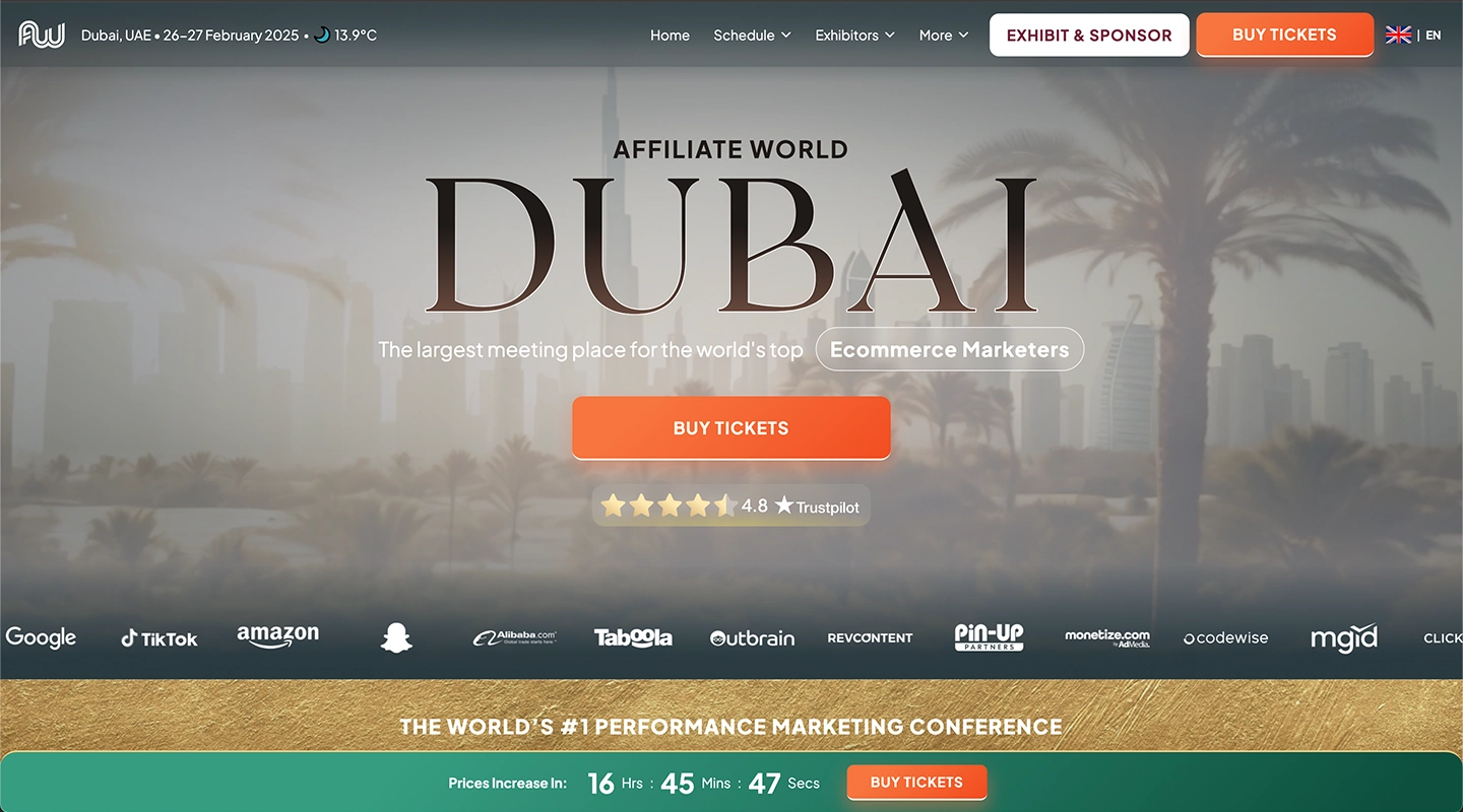 Affiliate World website