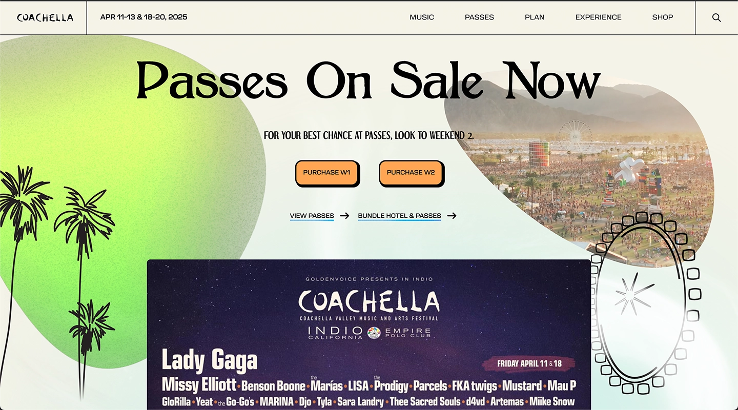 Coachella Valley Music and Arts Festival website