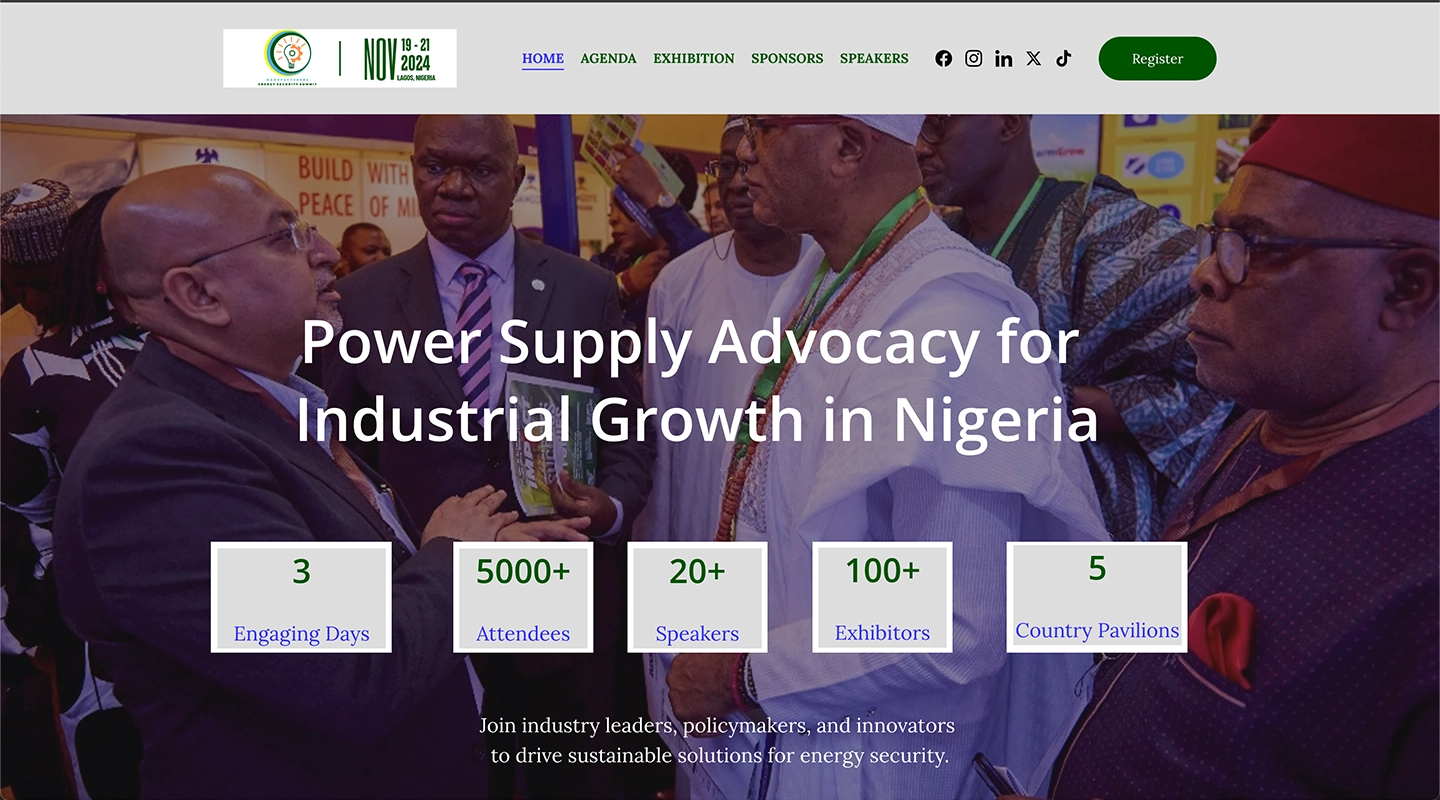 Manufacturers Energy Security Summit website