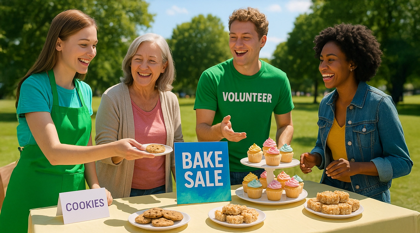 Bake sale fundraiser