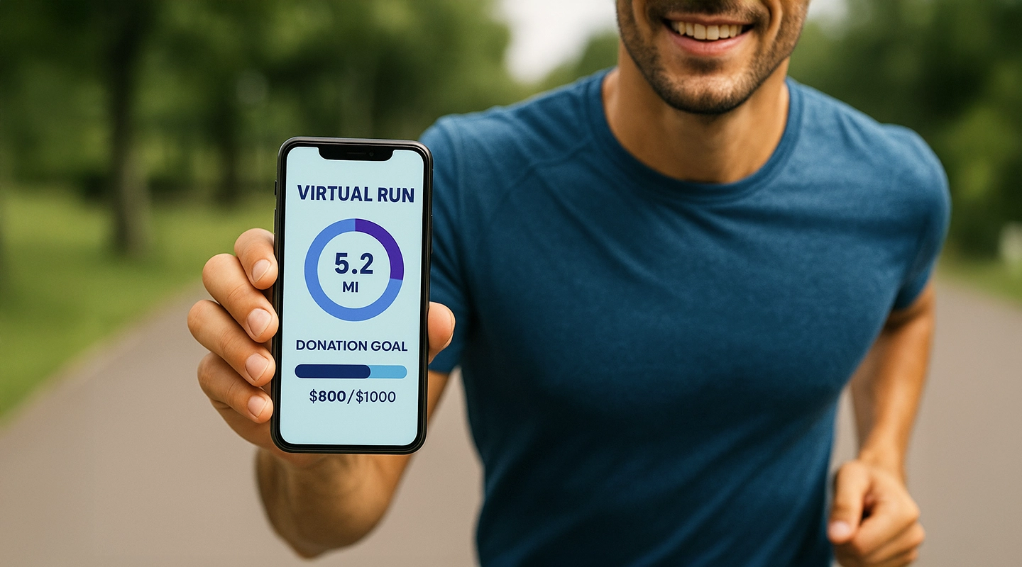 Virtual run walk fundraiser