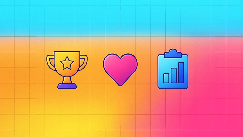 Illustrated philanthropy event scene with donation symbols, attendees, and fundraising activity