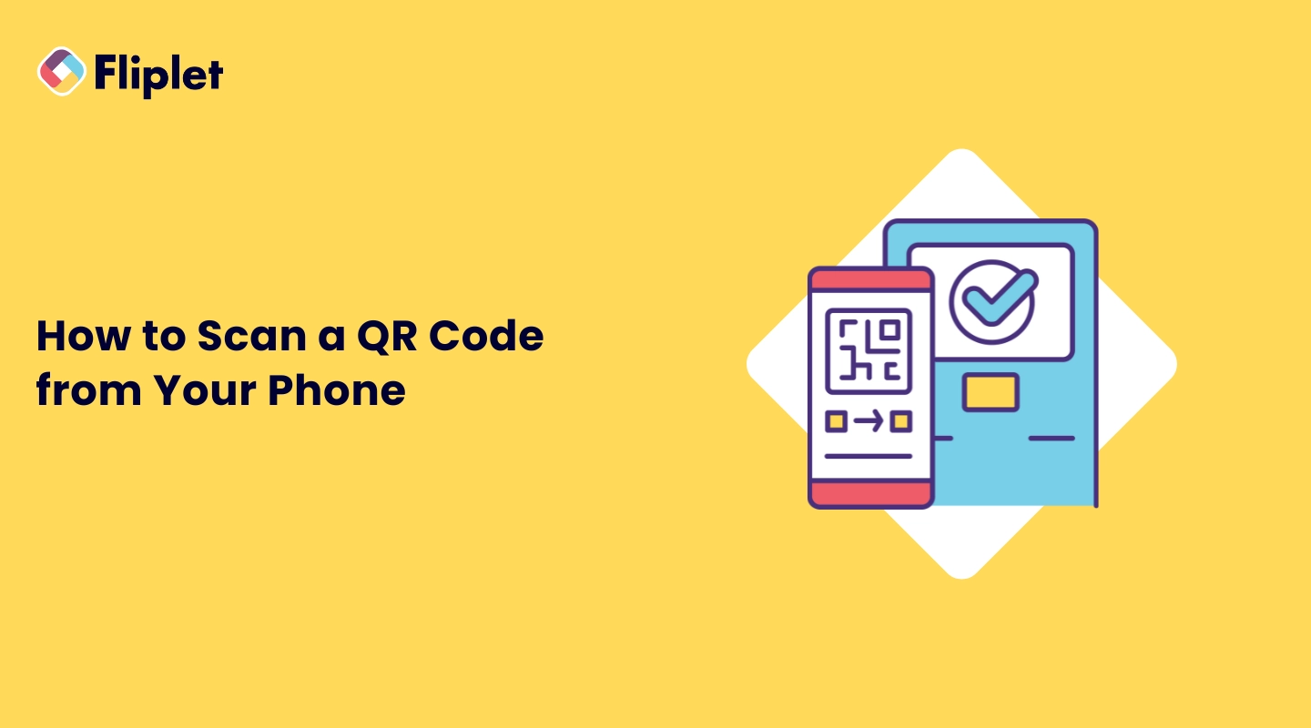 Phone camera scanning an attendee QR code at event check-in