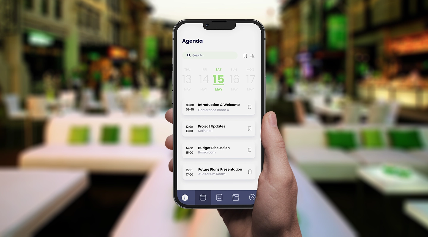 Reduce paper usage and think digital for sustainable events