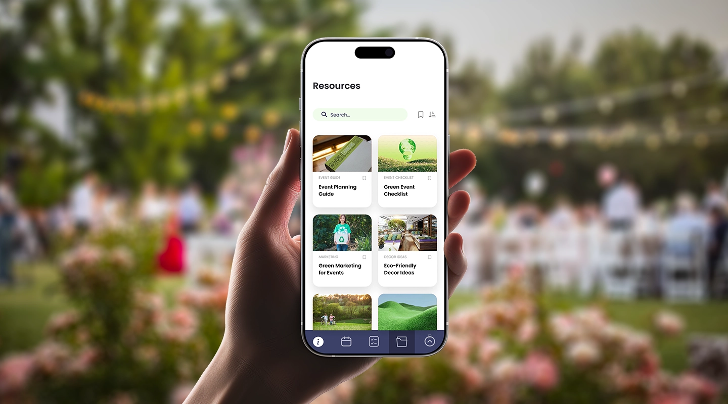 Sustainable event management ideas