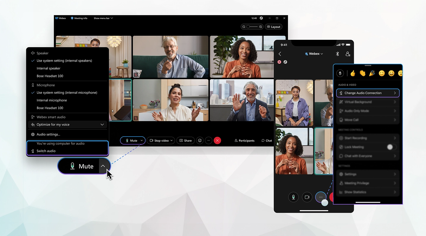 Webex event platform
