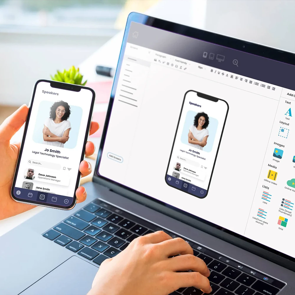 Reusable modular setup for multiple branded event apps