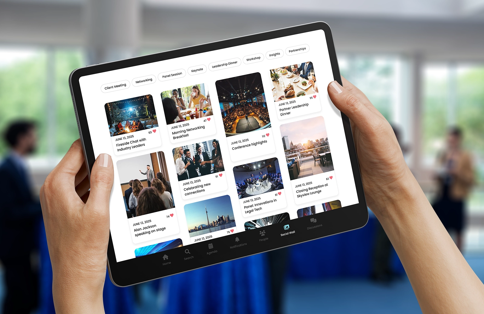 Corporate event photo gallery