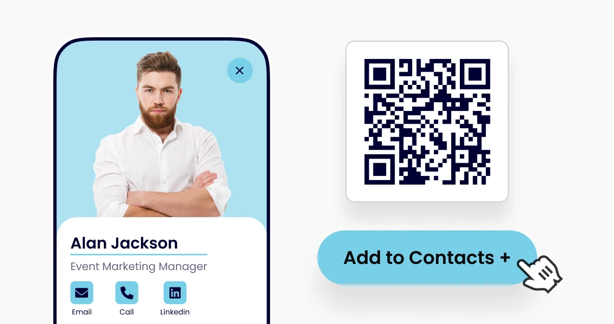 Digital Business Cards feature screenshot