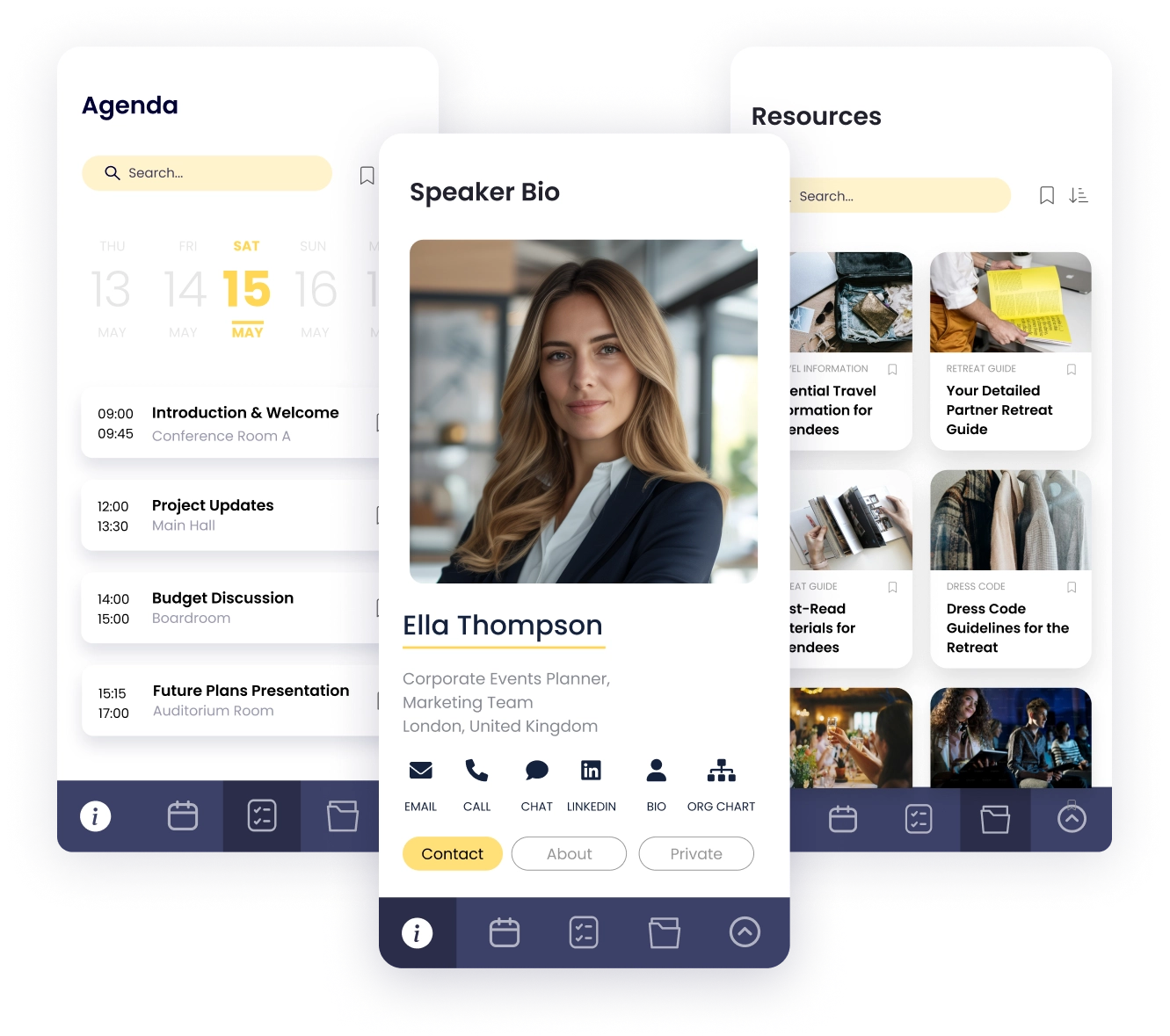 Corporate retreat app hero image