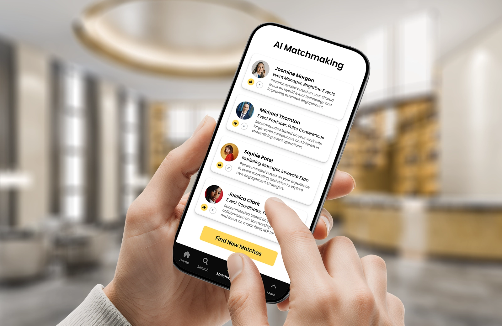 AI-powered networking matchmaking for summit attendees