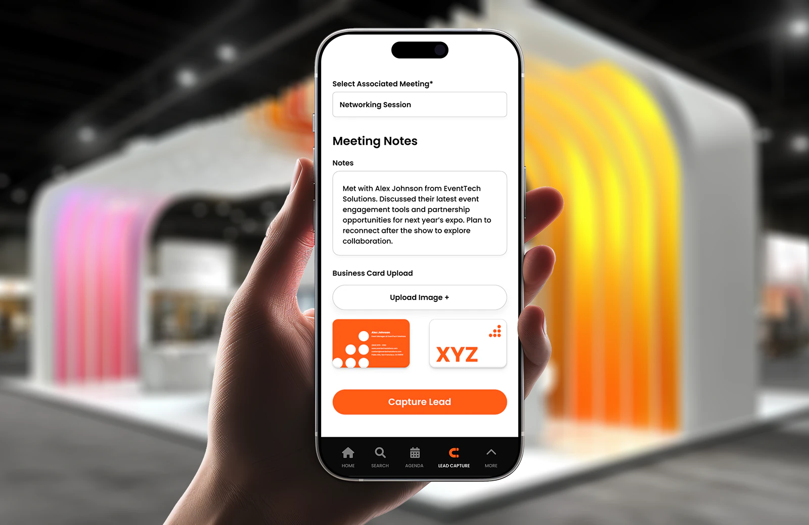 Lead capture tools for trade shows